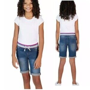 Vigoss Jean Shorts  Girl Size 10  Pull-On Stretch Denim The Thompson Bermuda